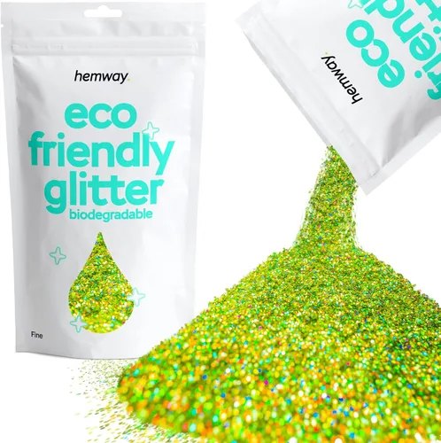 Miniatura 79 de Purpurina biodegradable, holográfica plateada, 3.5 onzas, respetuosa con el medio ambiente, extra gruesa, bioecológica, vegana para festivales