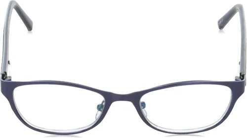 Miniatura 2 de Foster Grant womens Charlsie Multifocus Reading Glasses Cat-Eye Reading Glasses Azul marino satinado/transparente