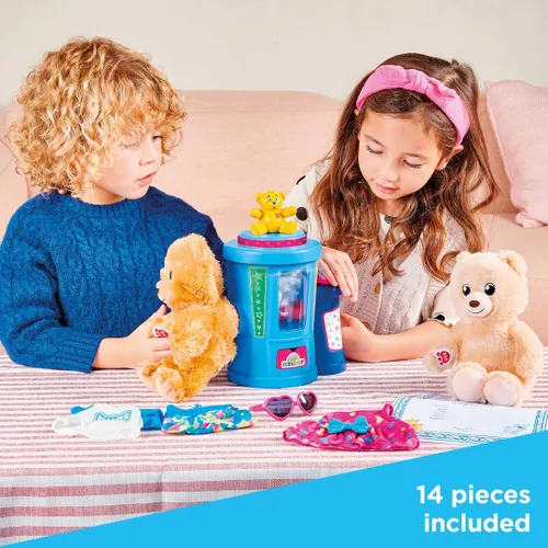 Miniatura 4 de Estación de relleno de juguetes Build-A-Bear Workshop de Casdon Estación en casa para niños de 3 años en adelante Rellena, viste y abraza amigos