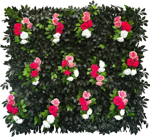 Miniatura 13 de Sumery Pantalla de Privacidad de Valla Expandible para Balcón Patio Exterior, Panel Decorativo de Cercado de Hiedra Artificial, Setos Artificiales