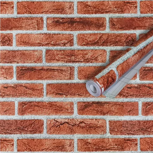 Miniatura 10 de Papel tapiz de piedra de ladrillo, papel adhesivo autoadhesivo para despegar y pegar, cubierta de pared de roca vintage para dormitorio, lavandería