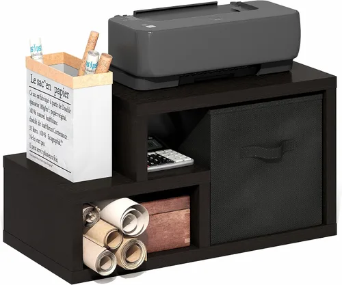 Miniatura 23 de Furinno Viola Mesa de Café, Mesa de Centro Moderna de 3 Niveles con Tablero de 1.2 Pulgadas de Grosor, Mesa Auxiliar con Estante Abierto y Blanco
