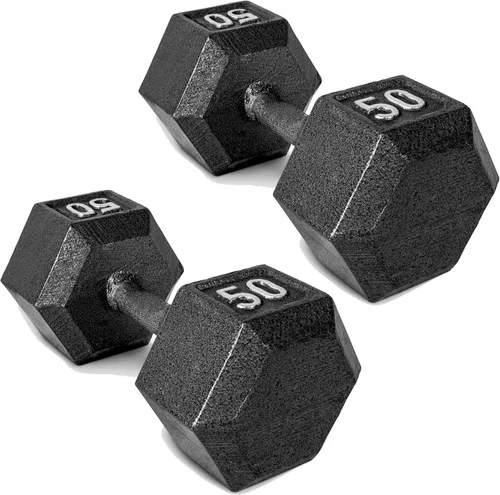 Miniatura 18 de CAP Barbell Mancuerna hexagonal de hierro fundido Múltiples opciones