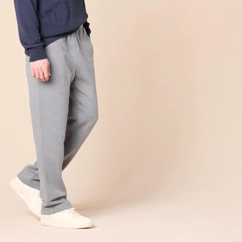 Miniatura 2 de Tienda Essentials - Pantalón deportivo de vellón con parte inferior abierta para hombre (disponible en tallas grandes y altas)