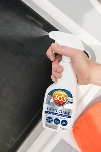 Miniatura 7 de 303 (30305) Marine - Spray protector de UV para vinilo, de plástico, hule, fibra de vidrio, piel y más – repele Polvo y Suciedad – No Tóxico