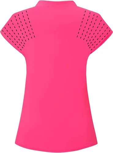 Miniatura 40 de Camisetas tipo polo de golf para mujer, ligeras que absorben la humedad, camisetas atléticas de tenis