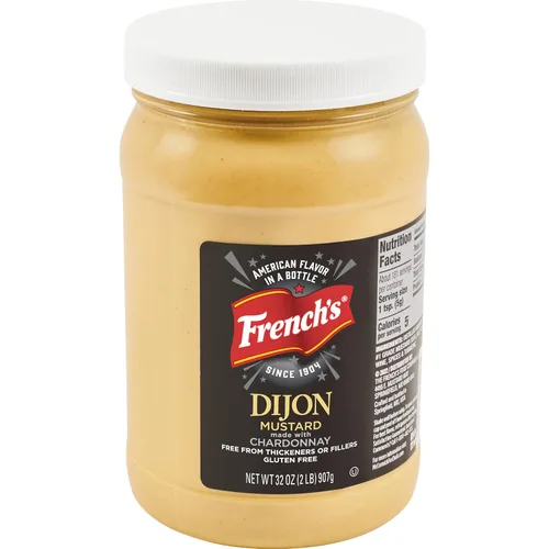 Miniatura 11 de French's Dijon Mostaza, 105 onzas, una botella de 105 onzas de mostaza Dijon con chardonnay, perfecta para crear lados exclusivos y recetas