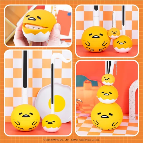 Miniatura 7 de Otamatone Edición Especial Sanrio (Gudetama) - Divertido instrumento sintetizador musical electrónico de juguete por Maywa Denki