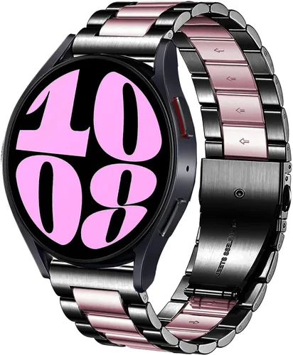 Miniatura 31 de DEALELE - Correas compatibles con Samsung Galaxy Watch 7 / FE / 6/6 Classic / 5/5 Pro / 4/4 Classic/Galaxy 3 de 41 mm, correa de repuesto de metal
