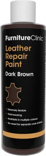 Miniatura 43 de Furniture Clinic Pintura y tinte para reparación de cuero, colorante autosellante para una reparación rápida y fácil del cuero, adecuado para sofás