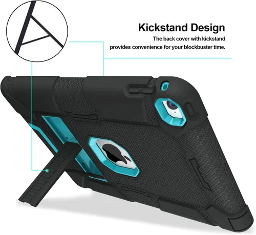 Miniatura 3 de BENTOBEN Funda para iPad Air 2, híbrida a prueba de golpes, con función atril, resistente a los golpes, a prueba de caídas, para iPad Air 2