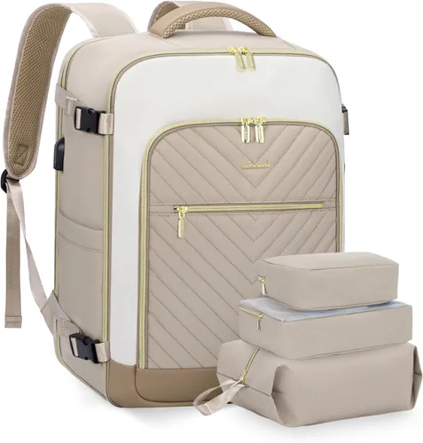 Miniatura 18 de LOVEVOOK Mochila de Viaje Grande, Mochila de Equipaje de Mano para Aviones, Viajes
