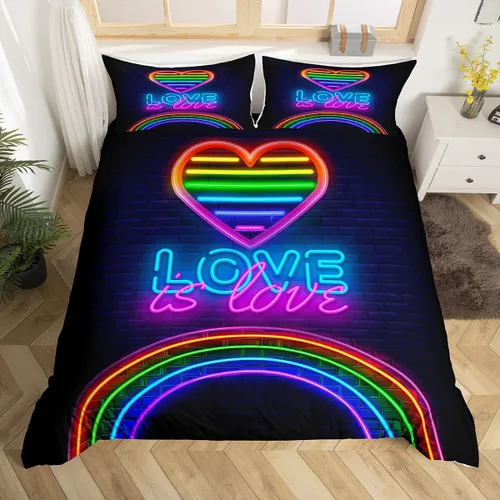 Miniatura 14 de Funda de edredón de gatos negros y blancos, juego de ropa de cama verde para niños, bonita funda de edredón de gatos para decoración de habitación
