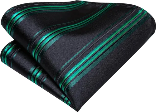 Miniatura 88 de Dubulle Corbata tejida de cachemira para hombre y gemelos de pañuelo para hombre, conjunto de gemelos para boda formal y negocios