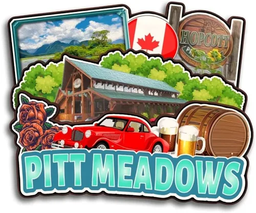 Miniatura 22 de Surrey British Columbia Canadá - Imán para nevera de madera 3D hecho a mano para viaje, ciudad recuerdos, nevera, regalo para decoración del hogar