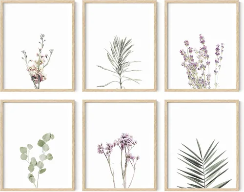Miniatura 16 de HAUS AND HUES Impresiones de arte asiático, juego de 6 decoraciones japonesas contemporáneas de pared, pinturas de hokusai, carteles de ondas, Juego