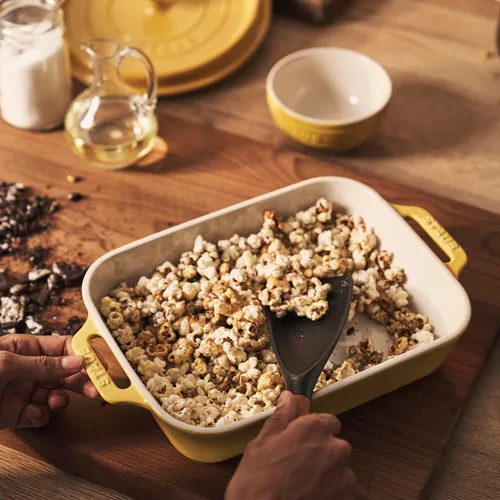 Miniatura 4 de STAUB Juego de platos rectangulares de cerámica para hornear de 2 piezas - Citron