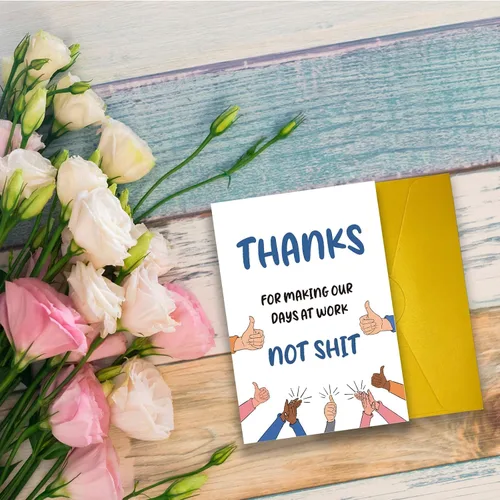 Miniatura 4 de UUEFKTN Divertidas tarjetas de agradecimiento para jefe gerente compañero de trabajo, divertida tarjeta del día del jefe, divertida tarjeta