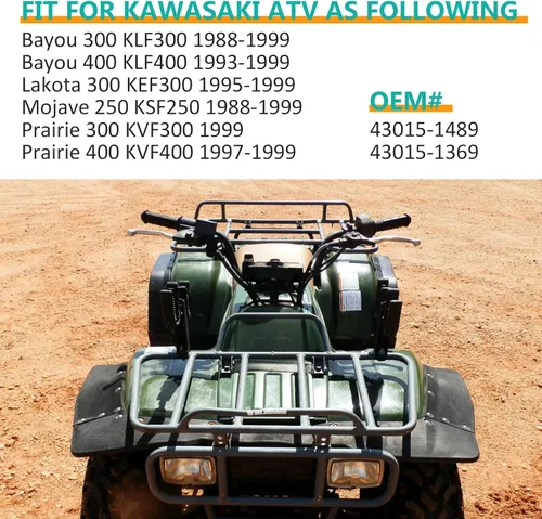 Miniatura 2 de Cilindro maestro de freno delantero derecho para Kawasaki Bayou 300 400 Lakota 300 Mojave 250 Prairie 300 400 KLF300 KLF400 KEF300 KSF250 KVF300