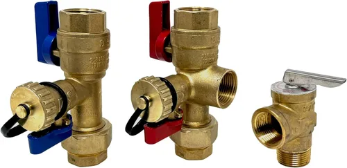 Miniatura 14 de PROCURU Conector de gas flexible universal de 1" de diámetro exterior x 24" (2 pies) x 3/4" MIP x 3/4" FIP, con/sin válvulas de servicio, tubería