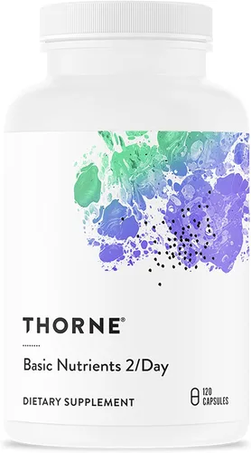 Miniatura 9 de THORNE - Nutrientes básicos 2/día - Multivitamínico diario integral con biodisponibilidad óptima - Fórmula de vitaminas y minerales - Sin gluten