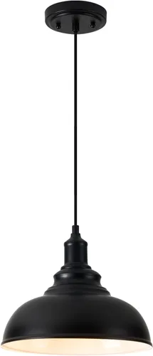 Miniatura 11 de Paquete de 3 Luces Colgantes de Estilo Granja Ajustables Iluminación Colgante para Isla de Cocina Industrial Luces Colgantes de Granero Sobre Isla