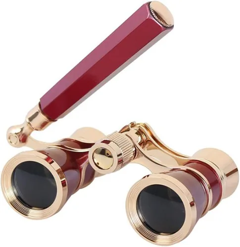 Miniatura 10 de Aroncent Anteojos de Ópera Prismáticos 3X25 Compactos con Asa Ajustable para Teatro, Prismáticos Mini para Adultos Hombres Mujeres en Ópera Negro