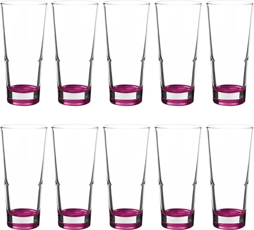 Miniatura 18 de DISCOUNT PROMOS Juego de 10 vasos Navara Highball de 15 onzas, paquete a granel, perfectos para utensilios de bar, mezcla de cócteles, vasos para En