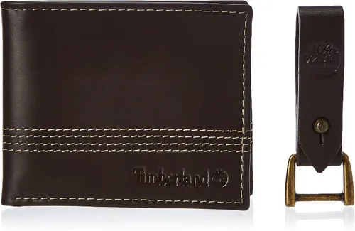Miniatura 5 de Timberland - Cartera de piel para hombre diseño de cartera con llavero a juego