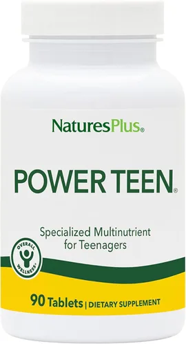 Miniatura 7 de NaturesPlus Source of Life Power Teen - 180 tabletas vegetarianas - Multivitamínico adolescente con minerales y alimentos integrales para el enfoque
