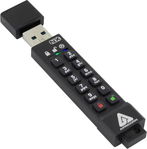 Miniatura 4 de Apricorn Aegis Secure Key 3 NX 64GB 256-bit Encriptada FIPS 140-2 Nivel 3 Validada Secure USB 3.0 Flash Drive, ASK3-NX-64GB, negro