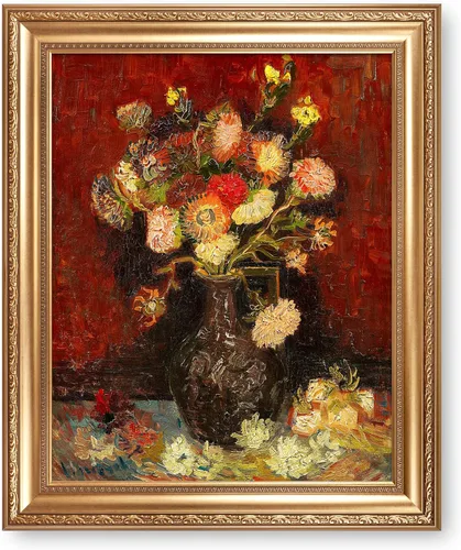 Miniatura 200 de A&T ARTWORK Noche estrellada sobre el Ródano de Vincent Van Gogh. Tamaño del marco: 36 x 30 pulgadas, tamaño de la imagen: 30 x 24 pulgadas