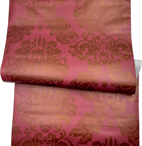 Miniatura 10 de LovingWay Rollo de papel tapiz de damasco retro de 14.7 pies de 17.7 x 177 pulgadas, forro de cajón para despegar y pegar, organizador de zapatos