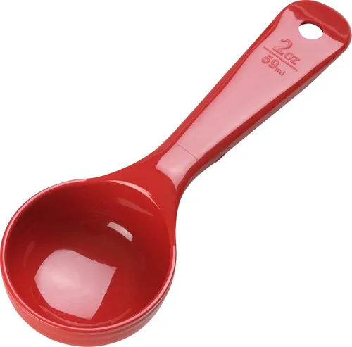 Miniatura 6 de Paquetes de cucharas de control de porciones con codificación cromática de mango corto Carlisle, Castaño Rojizo, 1