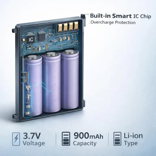 Miniatura 3 de Batería de repuesto para Motorola CLS1100 CLS1410 CLS1450CB CLS1450CH, compatible con BAT56557 HCLE4159B HCNN4006 900mAh/3.33Wh