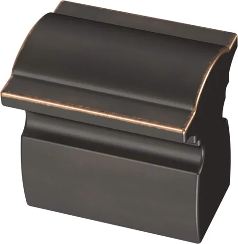 Franklin Brass P43966K-VBC-CP - Pomo de gabinete con curva clásica, bronce con reflejos de cobre, paquete de 5 unidades