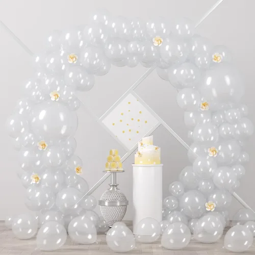 Miniatura 81 de Voircoloria - Globos azul bebé claro, paquete de 66 globos de 12 pulgadas de látex para fiestas para niños y niñas, para cumpleaños, baby shower, 16