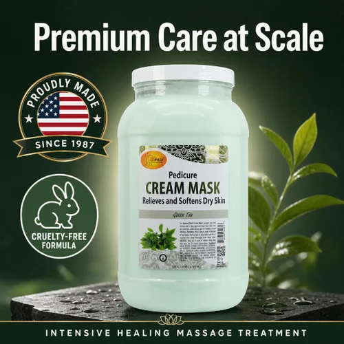 Miniatura 7 de SPA REDI Máscara de pedicura de té verde – Máscara de pie de ácido hialurónico y extracto de consuelda para talones agrietados y piel seca Sin