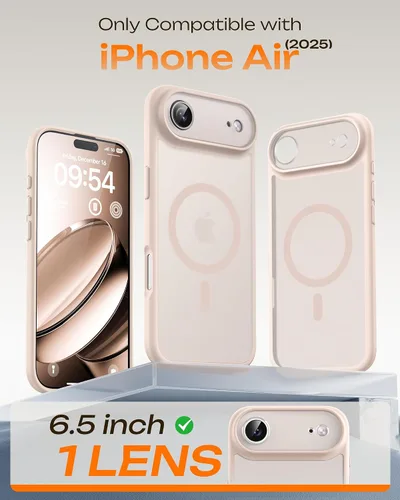 Miniatura 552 de TOCOL Funda para iPhone 11, compatible con Magsafe, protección completa de cámara, imanes integrados, protección contra caídas, funda translúcida