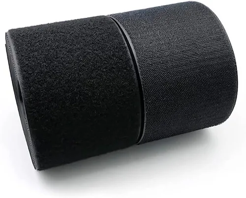 Miniatura 67 de Cinta de gancho y bucle de 4 pulgadas de ancho, verde follaje, para coser, no adhesiva, de 1 yarda de largo, cinta de gancho y bucle de nylon verde