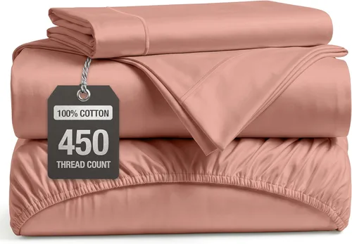 Miniatura 36 de LANE LINEN - Sábanas tamaño Split King para cama ajustable, 450 hilos, 100% algodón, 2 sábanas bajeras individuales XL, con bolsillo profundo