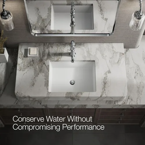Miniatura 11 de Kohler 72763-9M-CP Artifacts Gentleman's - Grifo para lavabo de baño con una sola manija, 1.2 gpm, cromo pulido