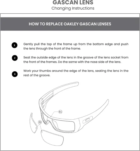 Miniatura 5 de OAKLEY Authentic Gascan OO9014 Replacement Lenses +Bundle Bag+ Bundle Microfiber Pouch -FRAMES NOT INCLUDED