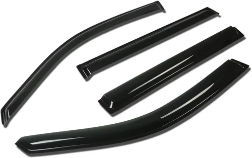 Miniatura 36 de Auto Dynasty 4 protectores de lluvia con cinta adhesiva para ventana compatibles con Honda Civic 1996-2000 de 4 puertas, protectores de lluvia
