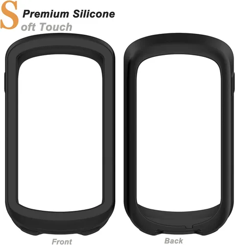 Miniatura 5 de Miimall Compatible con Garmin Explore 2 Funda, Anti-Drop Funda de Silicona Suave para Garmin Edge Explore 2 (negro)