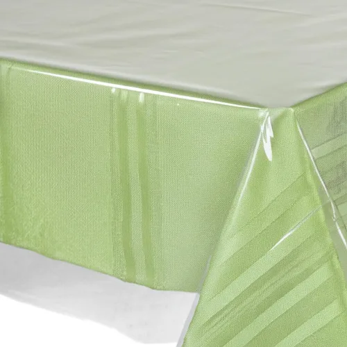 Miniatura 3 de BNYD - Protector de mantel de plástico transparente, vinilo para mantel (54" x 54")