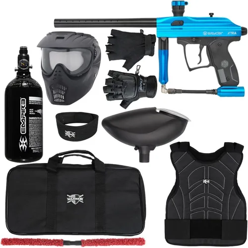 Miniatura 3 de Action Village Kingman Spyder Xtra Level 1 Kit de pistola de paintball Púrpura brillante