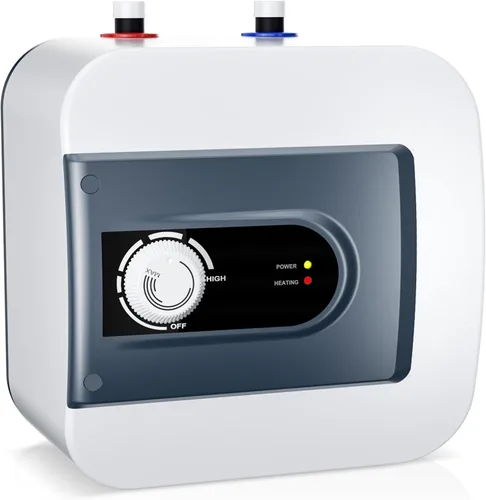 Miniatura 11 de Calentador de agua eléctrico de 1.6 galones, 1500 W bajo el fregadero, calentador de agua caliente bajo demanda, punto de uso montado en la pared