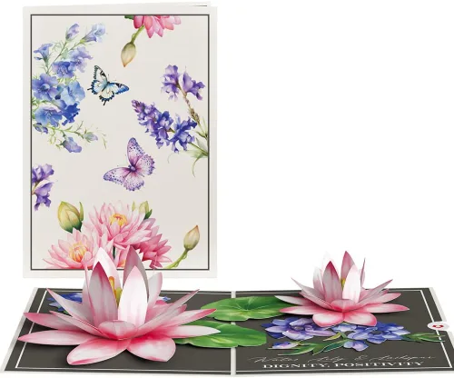 Miniatura 8 de Lovepop Tarjeta desplegable diaria para ella y él – Tarjetas de felicitación 3D para niños, niñas, hombres y mujeres – Cesta de hortensias – Tarjeta