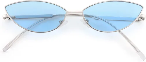 Miniatura 56 de FEISEDY Gafas de sol de diseñador de moda Retro pequeños pétalos forma arco templo diseño B2298